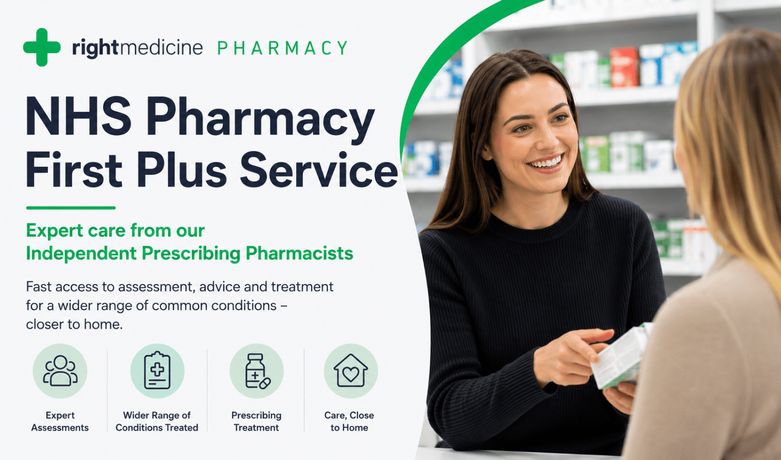 NHS pharmacy plus first service